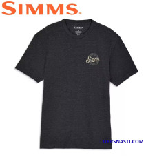 Футболка Simms Circle Lockup T-Shirt Charcoal Heather